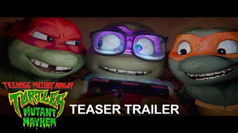 eenage mutant ninja turtles: mutant mayhem|filme 2023 trailer.